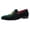 Green, variant on Santimon Mens Dress Shoes Velvet Loafers Slip-on Classic Party Casual Business Shoes Wine Red US 10.5