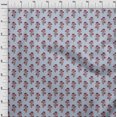 thumbnail image 3 of oneOone Tissu Popeline de Coton Imprimé Feuilles & Fleurs BTY 56 Pouces de Large, 3 of 4