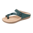 thumbnail image 2 of RKSTN Sandals for Women Flat Massage Flip Flops Sandals And Slippers Set Toe Sandals Soft Comfortable Sandals, 2 of 4