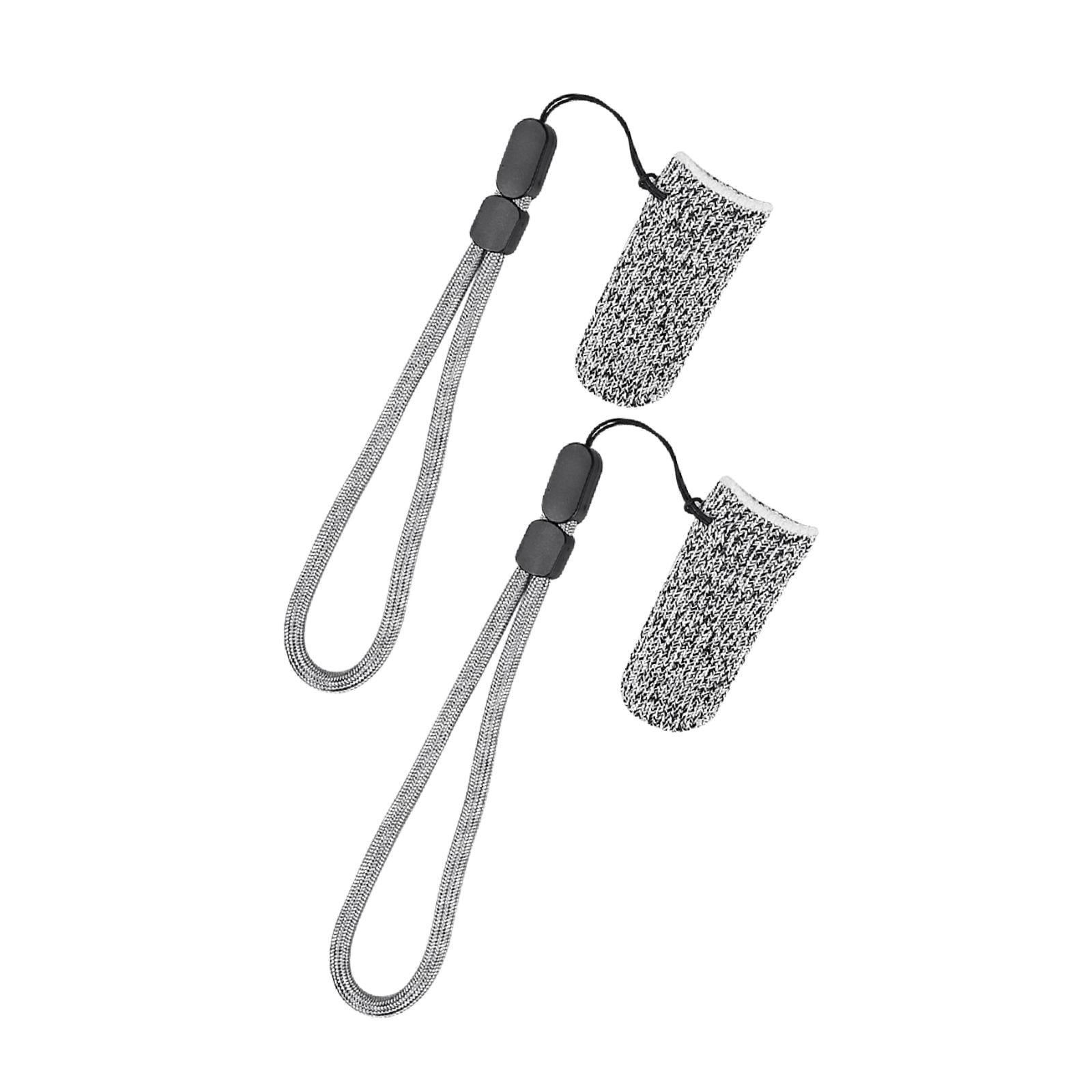 DYNWAVECA 2Pcs Single Finger Fishing Gloves Protector Cover Outdoor Index Finger Stall 24.5cmx2.5cm
