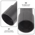 thumbnail image 3 of WHAMVOX 2Pcs Vacuum Hose Adapter Black Plastic for Home Cleaning and Industrial Use, 3 of 8