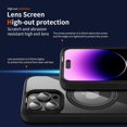 thumbnail image 4 of Pour iPhone 15 Pro Max Étui PC+TPU Support de Téléphone Étui Arrière Compatible avec MagSafe, 4 of 5