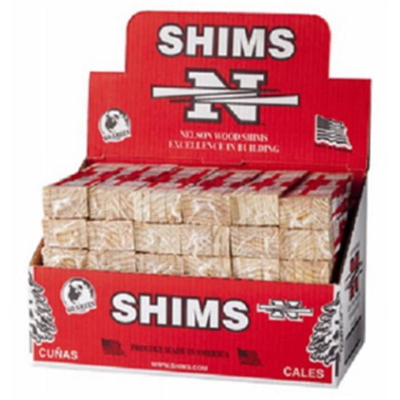 Nelson Wood Shims PSH8-12-65 Shim 8 In. Pine Diy Bundle Pack Of 36