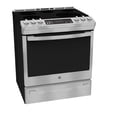 thumbnail image 3 of GE Profile 30" Slide-In Electric Range with Air Fry and Baking Drawer Fingerprint Resistant Stainless Steel- PCS940YMFS, 3 of 7
