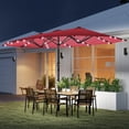 thumbnail image 2 of Outsunny Parasol de Jardin à Double Face Parasol de Terrasse Pare-Soleil Extérieur, 2 of 10