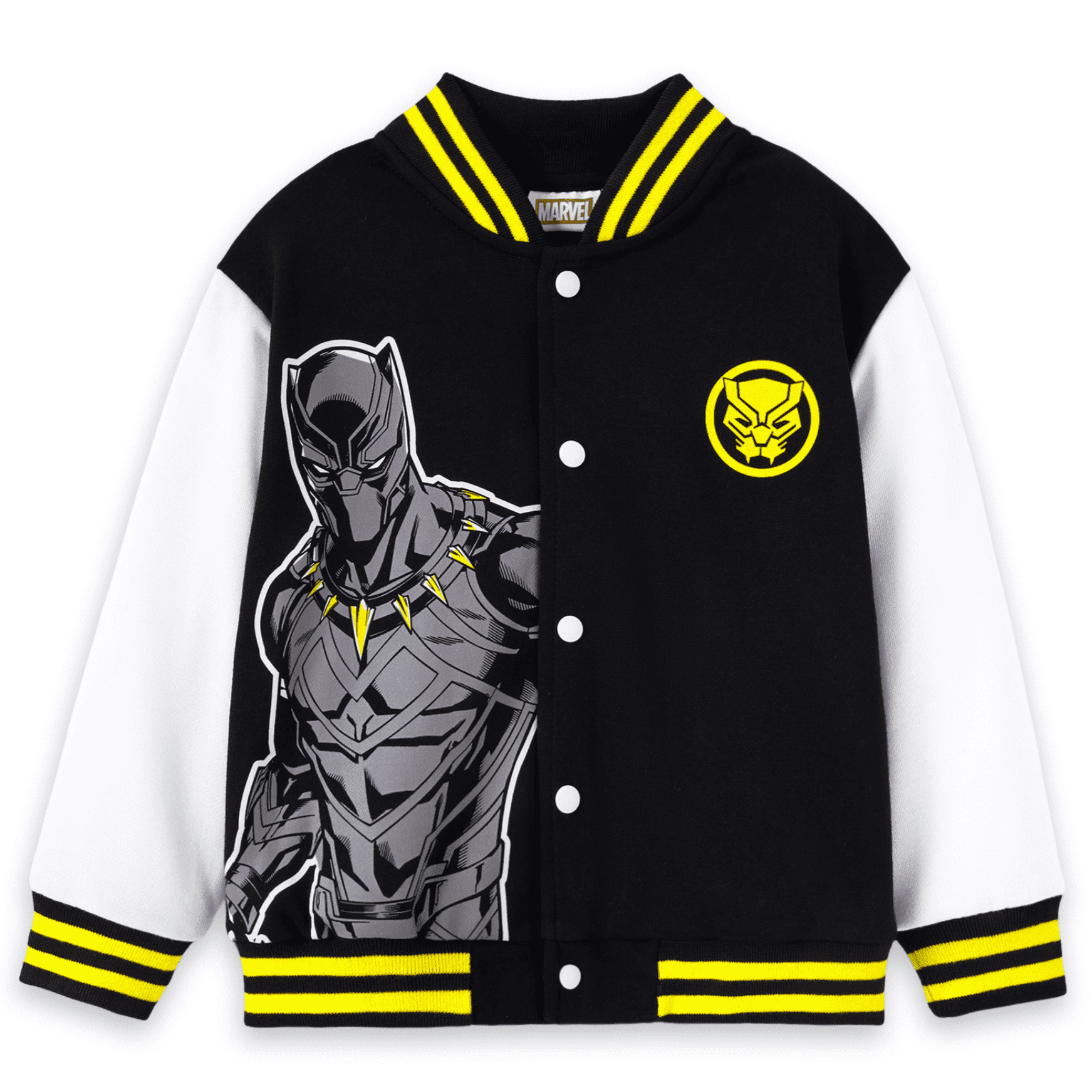 Marvel Boys Bomber Jackets Black Panther Varsity Lightweight Sweatshirts Gift Fall Spring School 6-7Y