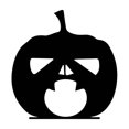 thumbnail image 2 of " Set Of 6 Black Pumpkin Head Candle Holders Assorted Expressions For Halloween And Fall Decor", 2 of 8