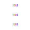 thumbnail image 2 of relayinert Colorful Digital Numbers For Easy Reading Large Display Screen Double Placement 8009D  WhiteOuter 3Set, 2 of 6