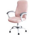 thumbnail image 1 of ORUYROP Office Chair Cover Water Resistant Pink Stretch Jacquard Computer Chair Slipcover for Armrest Chairs L, 1 of 7
