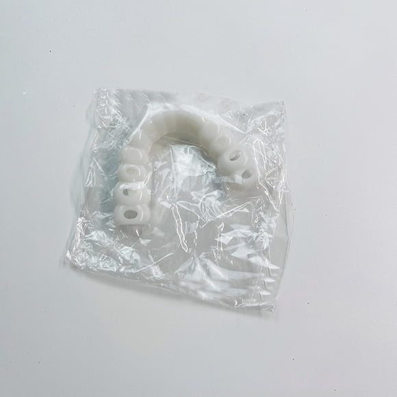 Instant Smile Cosmetic Teeth Veneers - Reusable Silicone Snap-On Whitening Dentures for Upper & Lower Teeth, Disguises Crooked/Stained/Missing Gaps, Comfortable Wear, Alternative to Expensive Braces,