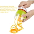 thumbnail image 4 of axGear Spiraleuse Portative Multifonction Trancheuse de Légumes Râpe Réglable Coupe, 4 of 8