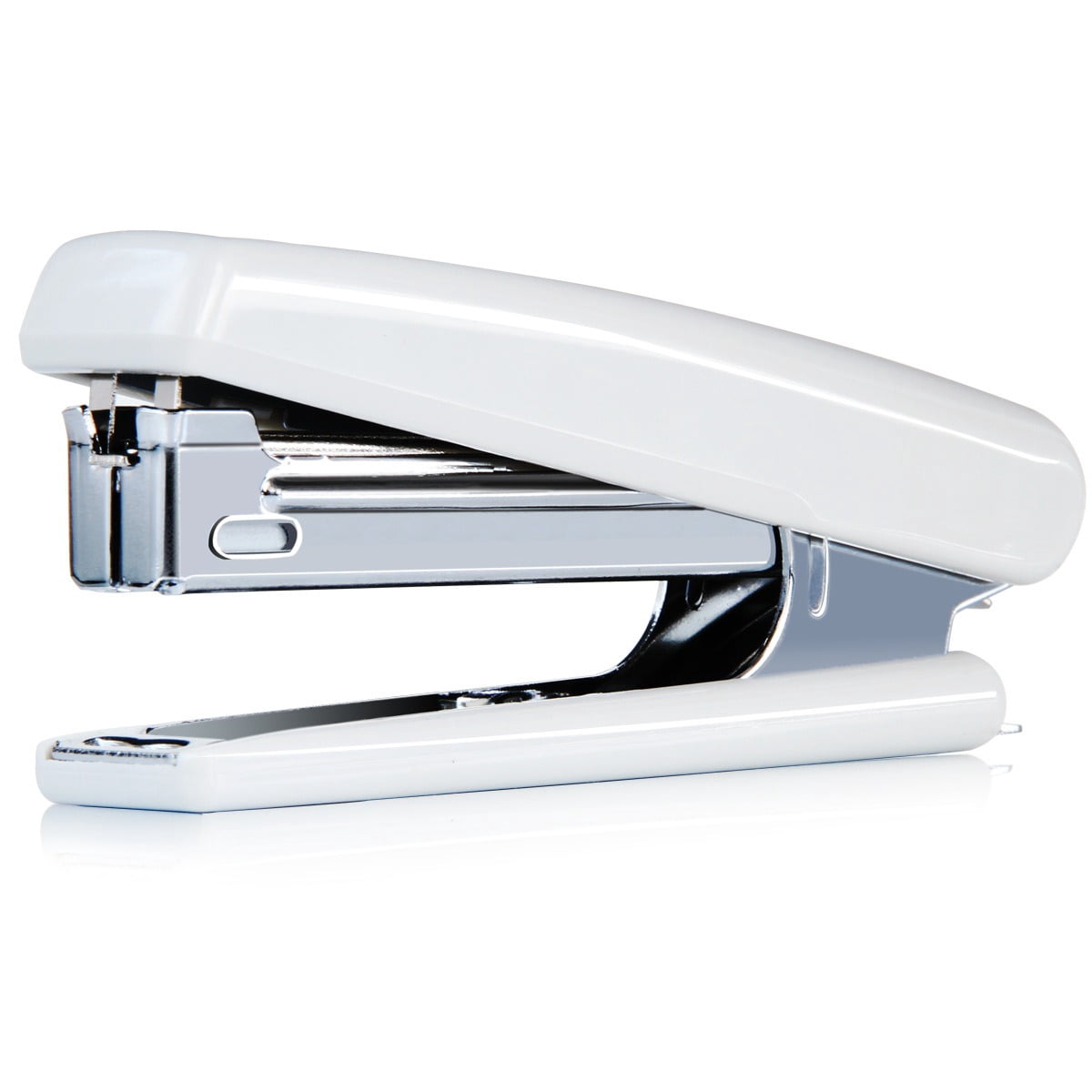 Stapler, Desktop Staplers Office Stapler, White-No.10 Needle Binding Machine Portable Nail Lifting Device