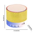 thumbnail image 3 of Birdeem Small Crack Bluetooth Speaker Outdoor Portable Subwoofer Wireless Small Speaker Home Desktop Luminous Mini Speaker, 3 of 12