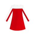 thumbnail image 2 of Robe Fille Rouge Bas de Noël Xmas Cannes de Bonbon Nouvel An 5 Ans, 2 of 8