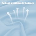 thumbnail image 2 of Maplenight Premium Queen Size Cooling Fitted Sheet for Hot Sleepers - Solid Color, Machine Washable, Ash Proof, Breathable - Multiple Colors Available Blue, 2 of 5