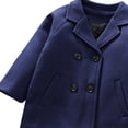 thumbnail image 3 of SHTXOZHI Manteau Robe Garçon Fille Manches Longues Trench-Coat Automne Hiver 1-6 Ans, 3 of 5