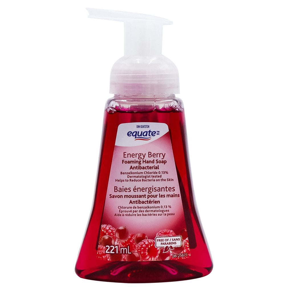 Savon moussant pour les mains Equate Energy Berry ,221 ml