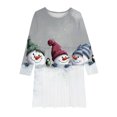 thumbnail image 3 of RXMEKW Robe Patineuse de Noël Imprimée pour Filles à Manches Longues à Col Rond Robe Tournoyante pour Récital et Fête pour l'École des Fêtes et les Événements Festifs, 3 of 5