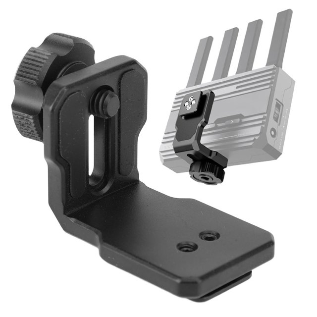 Wireless Transmission Base Plate Holder Stand, 1/4 inch Hand Screw Knob Stabilizer Image Transmission Bracket for RS3 RS2 Pro