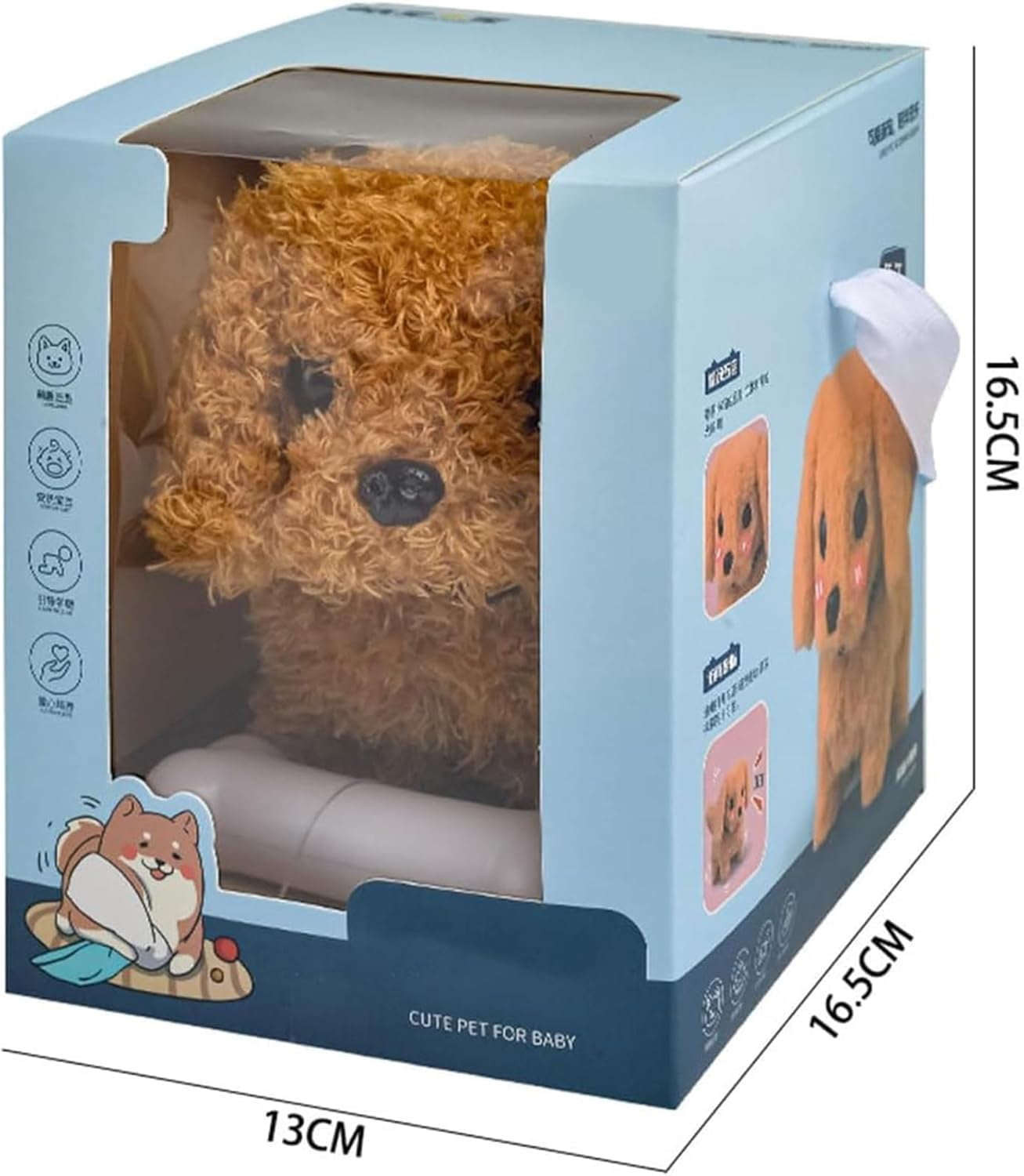 AI Robot Dog, Chien robot intelligent qui agit comme un vrai chiot, Nicoo - Mon chiot robot réaliste, marche, aboiement, queue remuant E AI Robot Dog, Chien robot intelligent qui agit comme un vrai chiot, Nicoo - Mon chiot robot réaliste, marche, aboiement, queue remuant E