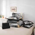 thumbnail image 4 of YST Gray Marble 7-Piece Comforter Set, Abstract Aesthetic Bedding, Twin, 4 of 4