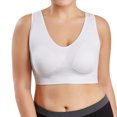 thumbnail image 1 of Women Pure Color Plus Size Ultra-thin Large Bra Sports Bra Full Bra Cup Tops, 1 of 9