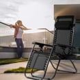 thumbnail image 4 of FDW Chaises Longues Zéro Gravité, Ensemble de 2, Fauteuils Inclinables Pliants d'Extérieur avec Oreiller et Porte-Gobelet, Chaises de Pelouse et de Patio Ajustables pour Cour, Terrasse, Plage, 4 of 7