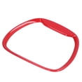 thumbnail image 4 of Steering Wheel Frame, Delicate  ABS Plastic Steering Wheel Cover Trim  For Car Black,Red,Carbon Fiber Style, 4 of 8