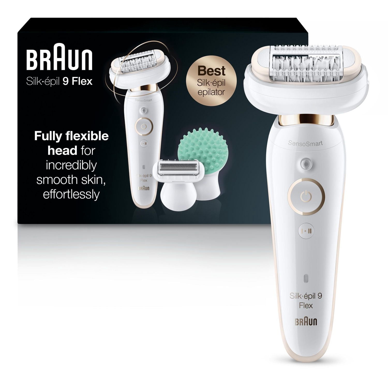 Braun Silk-épil 9 Flex 9-020 - Epilator for Women with Flexible