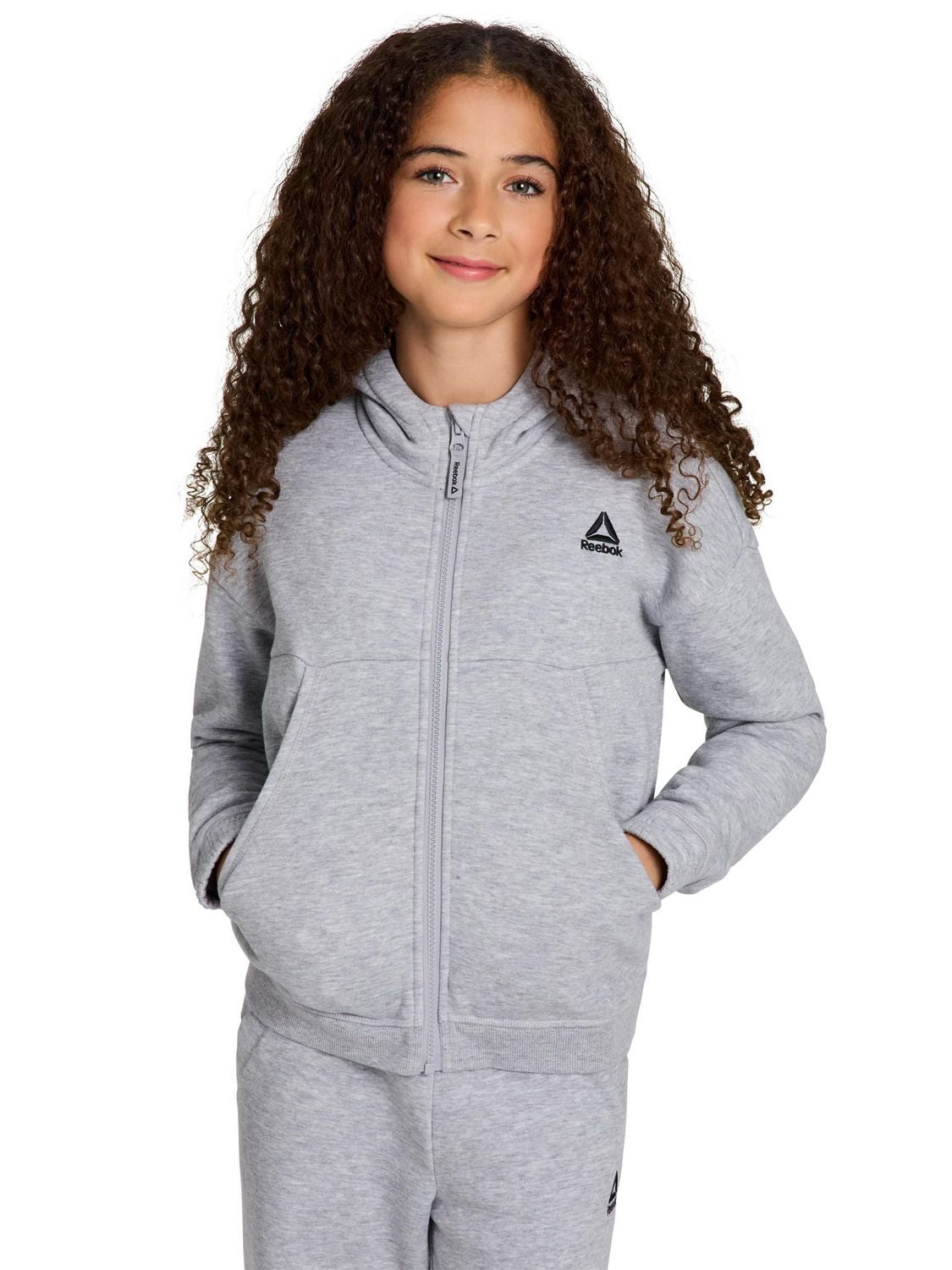 Reebok sweat à capuche zippé encore pour fille