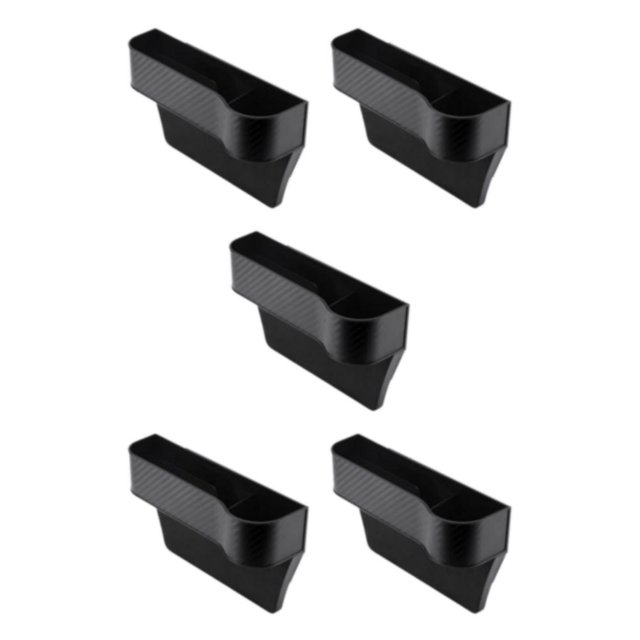 mmirethe Gap Filler Organizer High Performance with Cup Holder Black Right 5Set