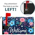 thumbnail image 3 of Spring Summer Flowers Magnetic Mailbox Cover Floral Welcome Design Standard 18x21 Waterproof Holiday Garden Decorations for Outside, 3 of 6