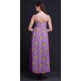 thumbnail image 2 of Bimba Robe Longue Chic Imprimée Papillon pour Femme, Style Bohème, Maxi d'Été, Tenue de Plage - Moyen, 2 of 6