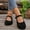 Black#21, variant on Wowcloth Women's Fashion Casual Versatile Mary Jane Flat Shoes - Vacation Summer Style for Leisure and Outdoor