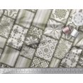thumbnail image 2 of Soimoi Poly Georgette Fabric Paisley,Mandala & Quatrefoil Patchwork Printed Craft Fabric by the Yard 52 Inch Wide, 2 of 3