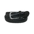 thumbnail image 2 of CTM® Ceinture Habillée Tressée Ajustable en Cuir pour Garçons (Lot de 2 Couleurs), 2 of 4
