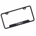 thumbnail image 1 of Au-TOMOTIVE GOLD Notched Stainless Steel License Plate Frame for Toyota TRD (Black), 1 of 1