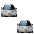 thumbnail image 1 of Ruiboury Effective Decorations For Elegant And Stylish Wedding Car Simulation Decoration yellow 2Set, 1 of 6