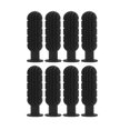 thumbnail image 1 of 8Pcs Foosball Handle Grips 1/2 inch Foosball Rods Black Replacement Handles, 1 of 8