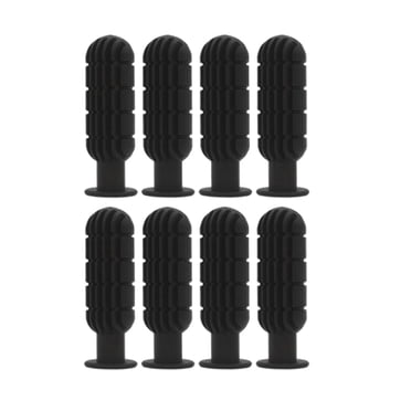 8Pcs Foosball Handle Grips Black Handles 1/2 inch Foosball Rods