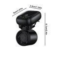 thumbnail image 3 of Ventilateur Portable Sans Pales Mini Silencieux Rechargeable Usb à Pince, Ventilateur Personnel Portable 3 Vitesses Réglables, Ventilateur de Taille Portable Mains Libres, Faible Bruit, Charge Rapide Type‐C, 3 of 8