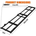 thumbnail image 1 of OUYAWEI 4FT Drag Harrow for ATV Tractor UTV Heavy Duty Tow Behind Driveway Grader 6FT Chain Link Landscape Rake Green, 1 of 6