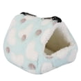 thumbnail image 2 of Winter Warm Soft Pet House Cage Bed for Hammock Squirrel Totoro Rabbit (Blue 22*21cm), 2 of 9