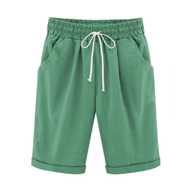 UPPADA Mes Commandes Passées Récemment par Moi Shorts Cargo pour Femmes Shorts d'Été en Lin Shorts en Molleton à Cordon Taille Haute Shorts de Détente Yoga Marche Shorts Athlétiques Pantalons Courts Shorts de Course pour Femmes