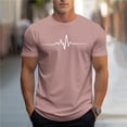thumbnail image 2 of Plebaso T-shirt Graphique pour Hommes Été Manches Courtes T-Shirts Col Rond Chemises Décontractées Hauts de Plage Imprimés pour Hommes, 2 of 5