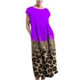 thumbnail image 1 of Robes pour Femmes Été Décontracté Robe Longue Ample Sans Manches Plage Kaftan Maxi Robe avec Poches, 1 of 5