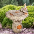 thumbnail image 2 of Angelo Décor 18.5-inch Broc Gnome Birdbath with Solar Light, 2 of 2