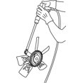 thumbnail image 2 of Lisle 43300 Pneumatic Fan Clutch Wrench, 2 of 3