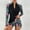 Red, variant on LSLJS Women Two Piece Rash Guard Long Sleeve Swimsuits UV Swim Shirt Bathing Suit with Boyshort Bottom