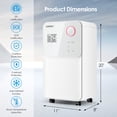 thumbnail image 3 of Costway 32 Pints 2000 Sq. Ft Dehumidifier for Home & Basements w/3-Color Digital Display, 3 of 10